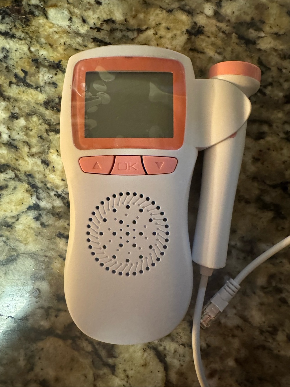 Fetal DOP-Tone II/Monitor, Fetal Doppler Ultrasound, Pink